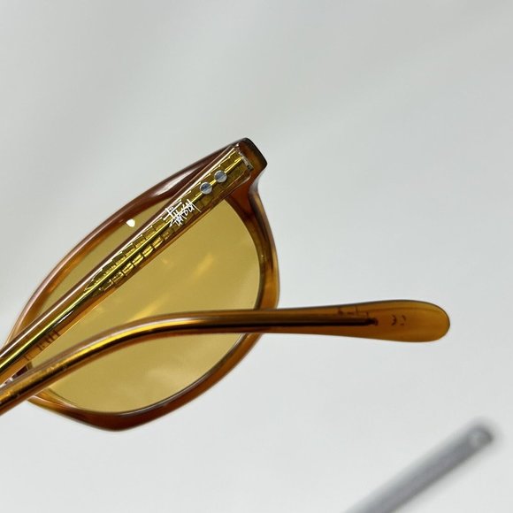 stussy eye gear Richie Sunglasses Tortoise Yellow Lenses Light Scratches - Picture 15 of 15